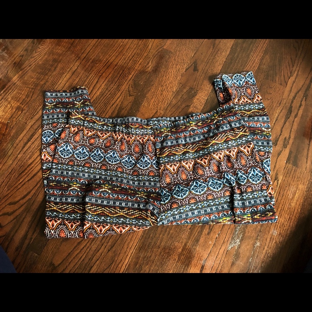 Terra & Sky fleece lined leggings